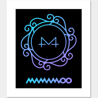 Mamamoo Logo White Wind Posters and Art